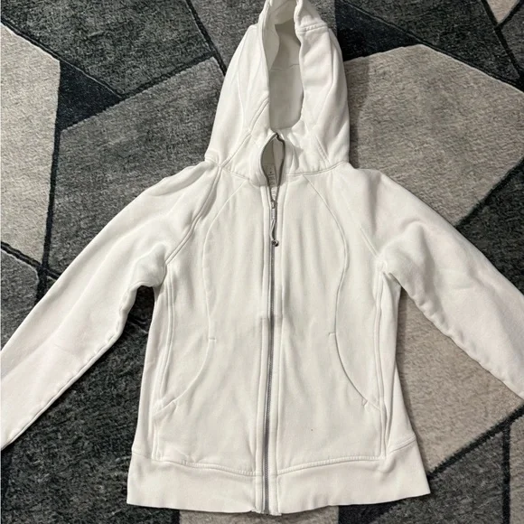 🤍 ❤️‍🔥Lululemon Athletica White Hoodie Sweater - Picture 4 of 12